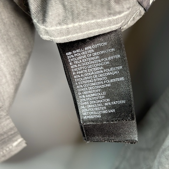 THE NORTH FACE Men’s Montgomery Long Sleeve Shirt High Rise Grey Button Up XL - Picture 12 of 16